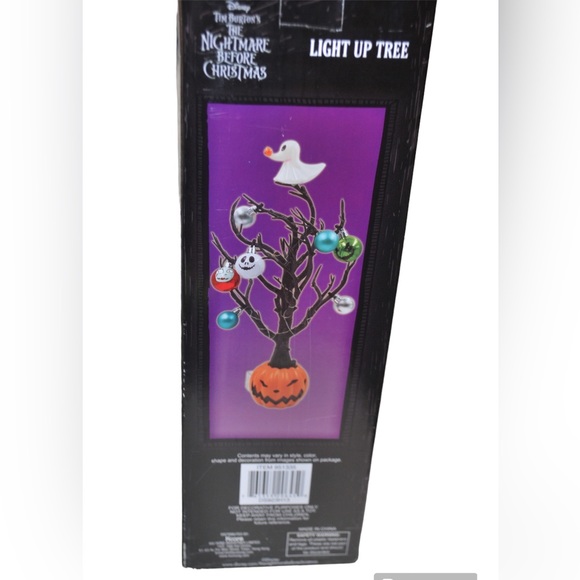New Disney The Nightmare Before Christmas Tree with 3 Blind Mystery Ornaments - Picture 7 of 10